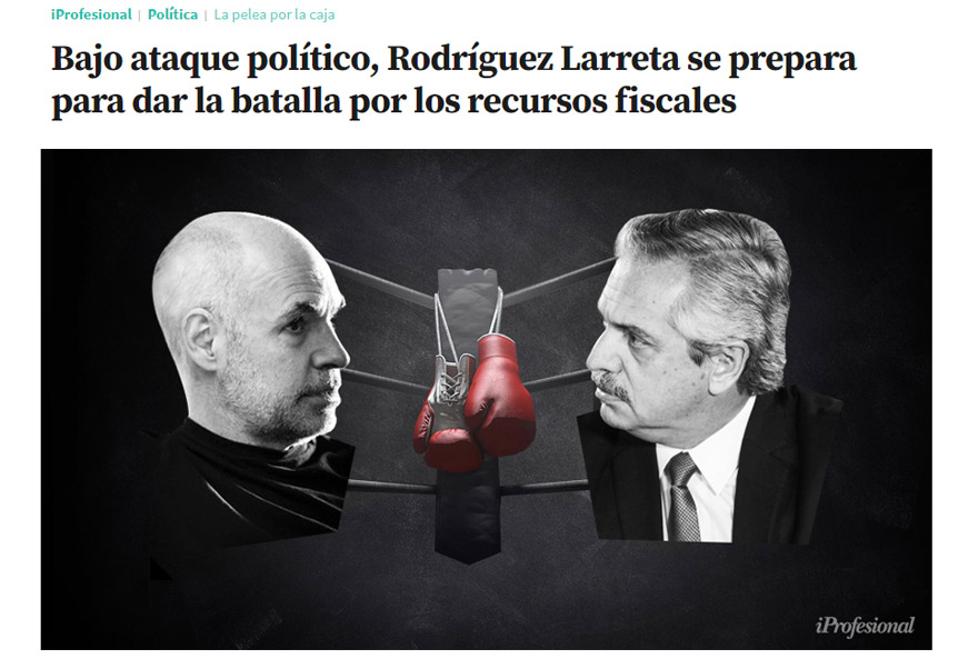 iProfesional adelantó que Fernández buscaría el fortalecimiento de la provincia por la vía de tomar recursos fiscales de la Ciudad