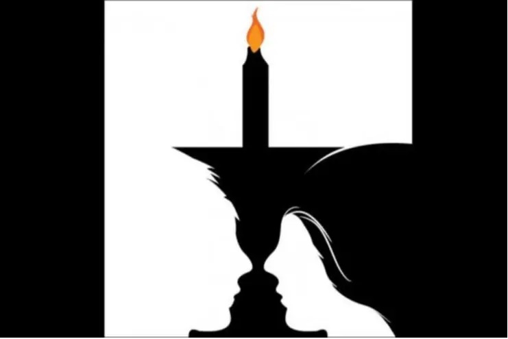 Test del candelabro: ¿qué ves primero?