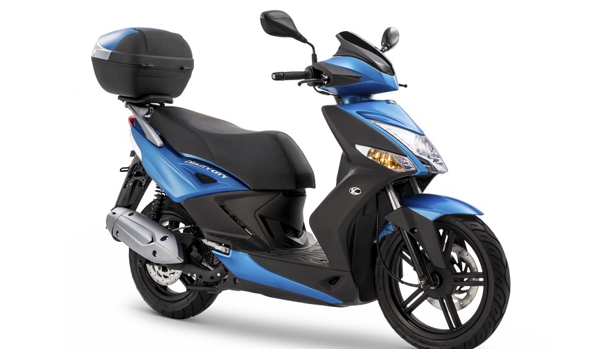 Kymco, un modelo ensamblado en la Argentino.