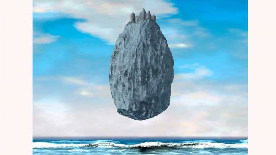 El castillo de los Pririneros, de Magritte