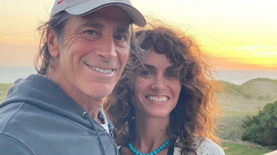 Nicolás Repetto y Florencia Raggi, en Uruguay.