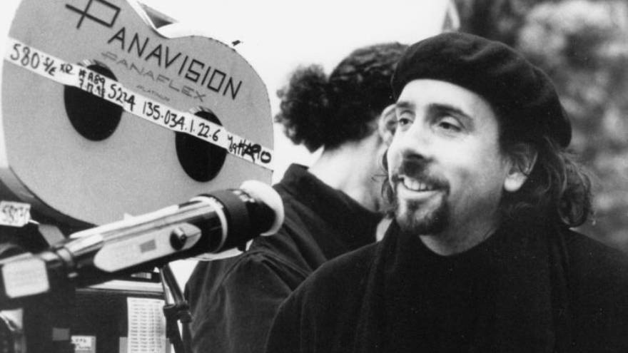 Un joven Tim Burton, que quizá todavía no sabía hasta dónde llegaría su nombre