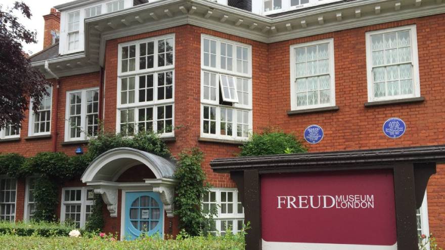 Esta es la casa donde Freud vivió en la ciudad de Londres