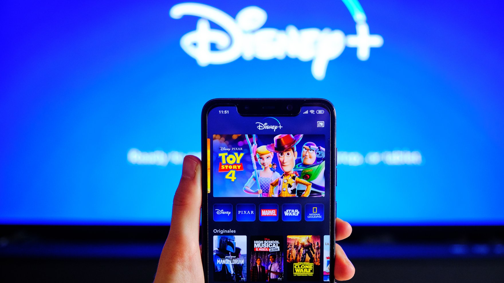 Disney+ es la plataforma donde se estrenó WandaVision