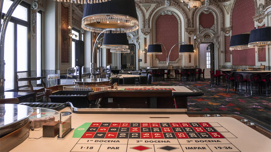 El casino Gran Vía, ubicado en un palacio de Madrid.