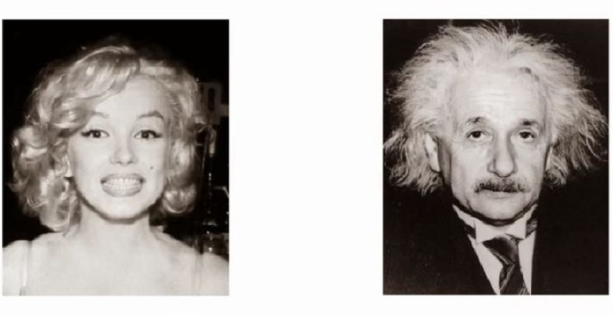 Cuando te alejas de la imagen, ¿ves a Albert Einstein o a Marilyn Monroe?