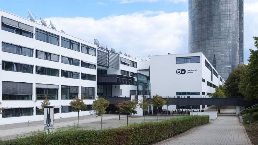 Esta es la sede de la Deutsche Welle, que además produce documentales