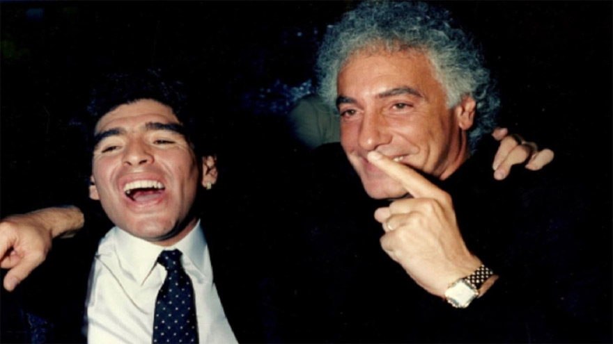Maradona y Coppola, socios y amigos.