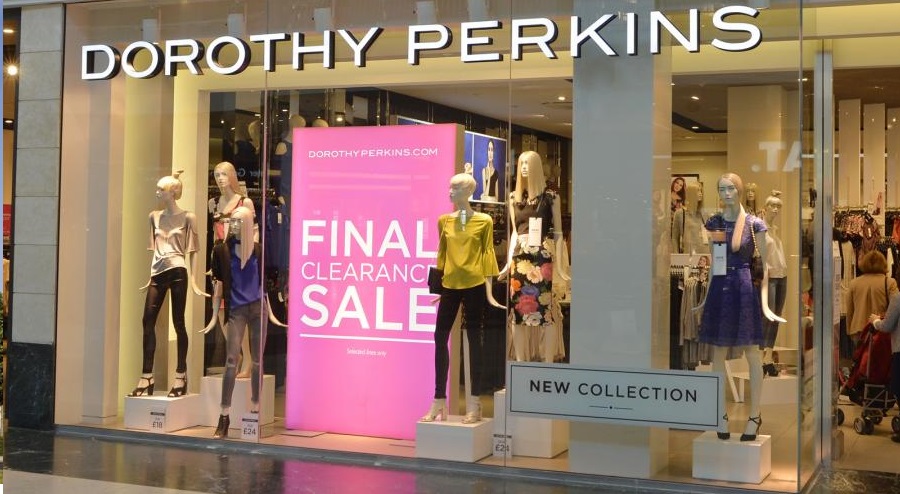 Dorothy Perkins, otra de las marcas del grupo.