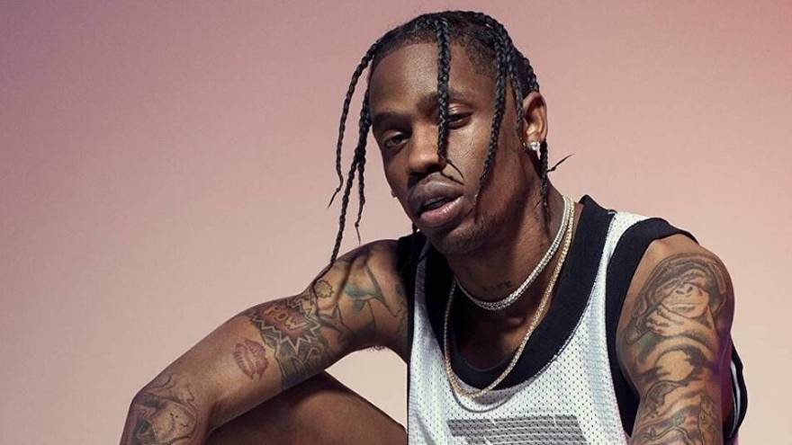 Travis Scott está dentro del top 10 de artistas más escuchados de Spotify