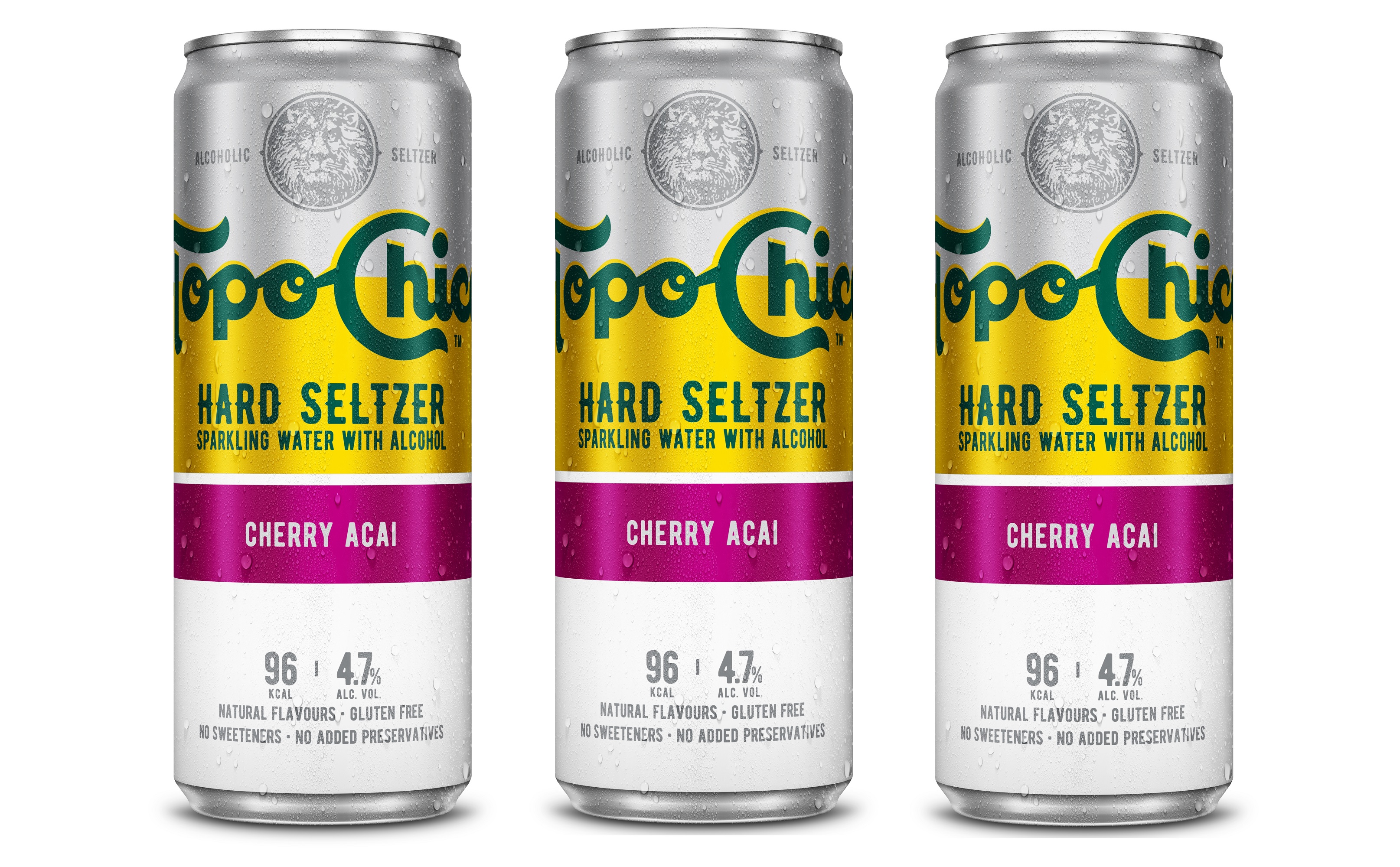 Nueva lata de Topo Chico sabor cherry acai