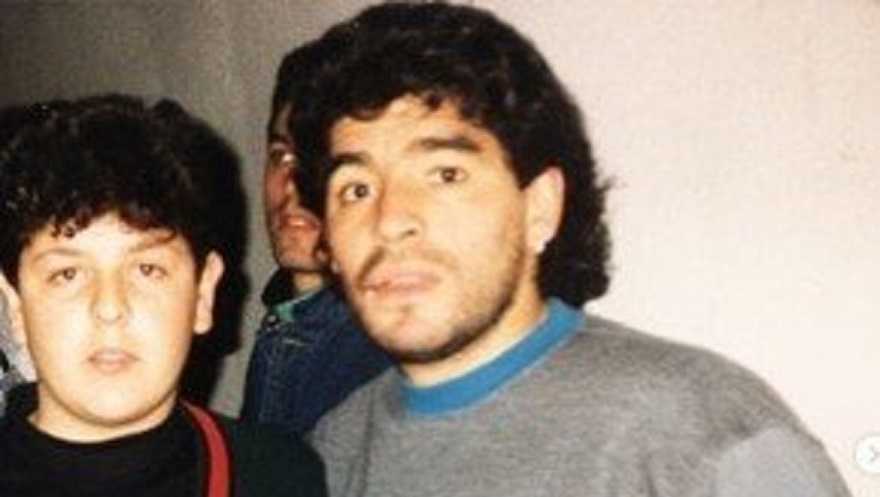 Maradona, en sus días napolitanos.