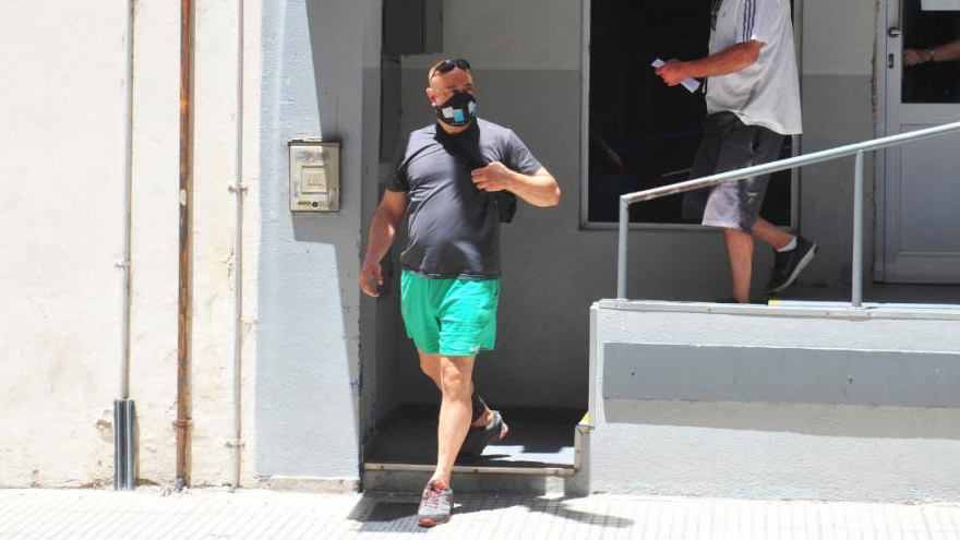 Diego es un paciente y amigo del hombre asesinado. Se encontraba en las cercanías.