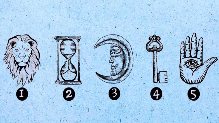 Los símbolos para elegir y conocer los resultados del test