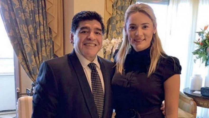 Rocío Oliva y Diego Maradona estuvieron en pareja durante muchos años
