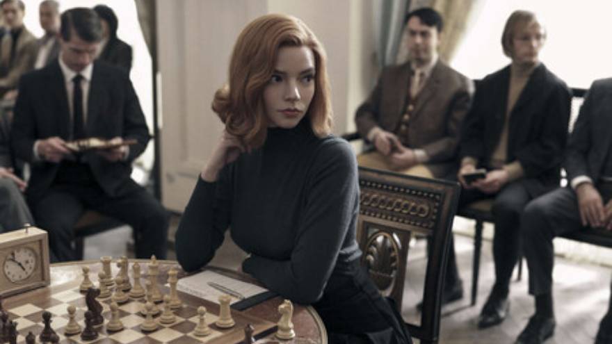 Gambito de dama se convirtió en una de las series más populares en Netflix