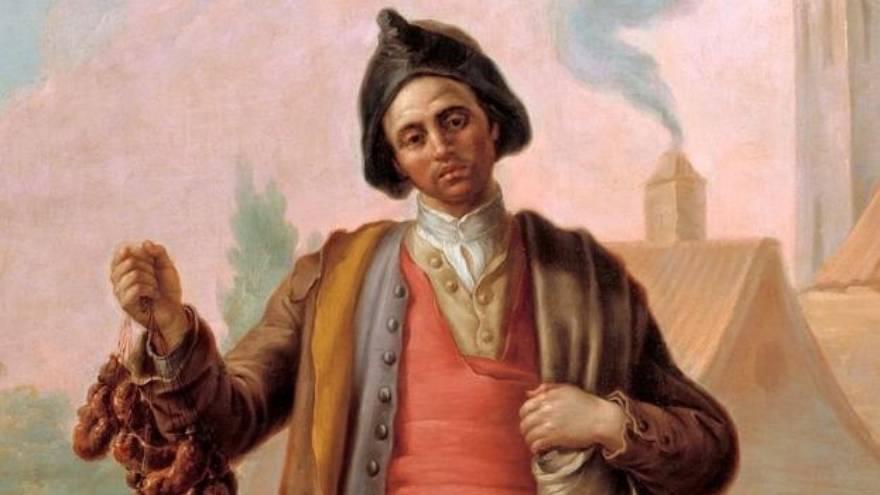 Este es el cuadro en el que quedó inmortalizado el personaje de la historia