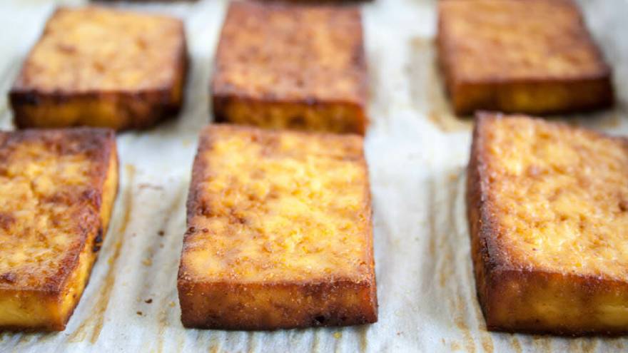 El tofu se puede comer asado