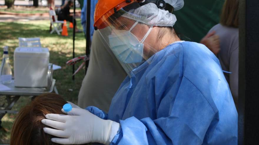 Este jueves fue el día con mayor cantidad de casos desde que comenzó la pandemia