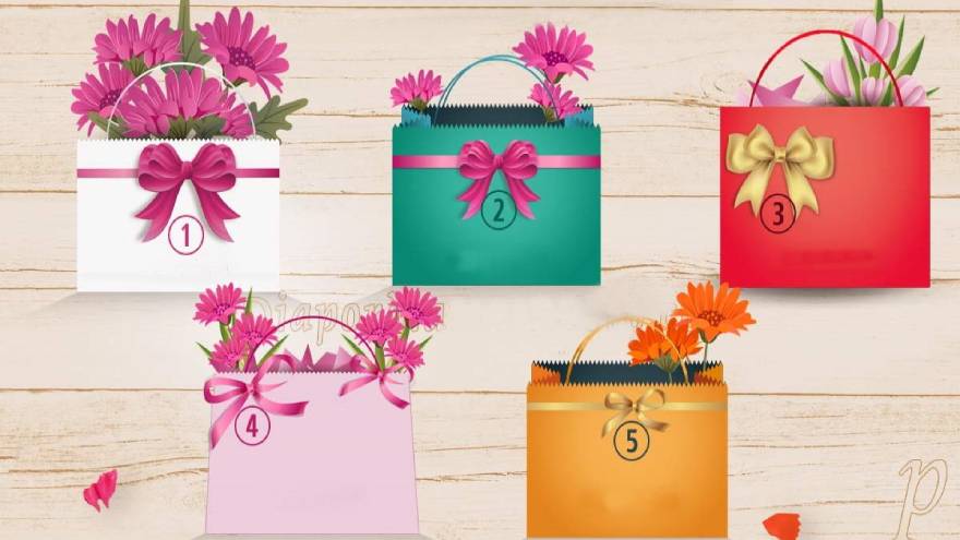Las bolsas de flores que se pueden elegir