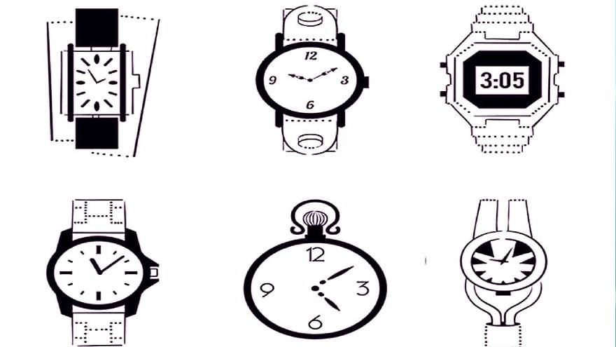 El test consiste en elegir un reloj