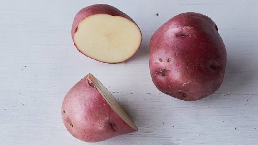 Las papas rojas son una de las variedades con más almidón
