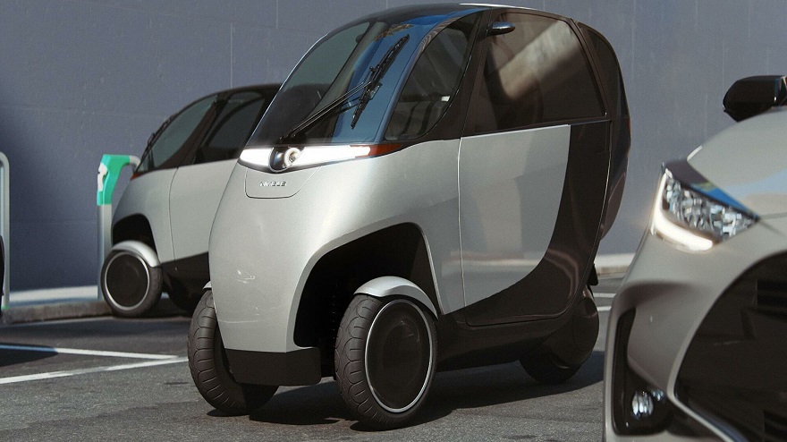 El Nimbus Halo une la comodidad de una moto con la protección de un auto.