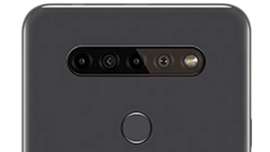 La parte trasera del LG K51S incluye 4 cámaras.