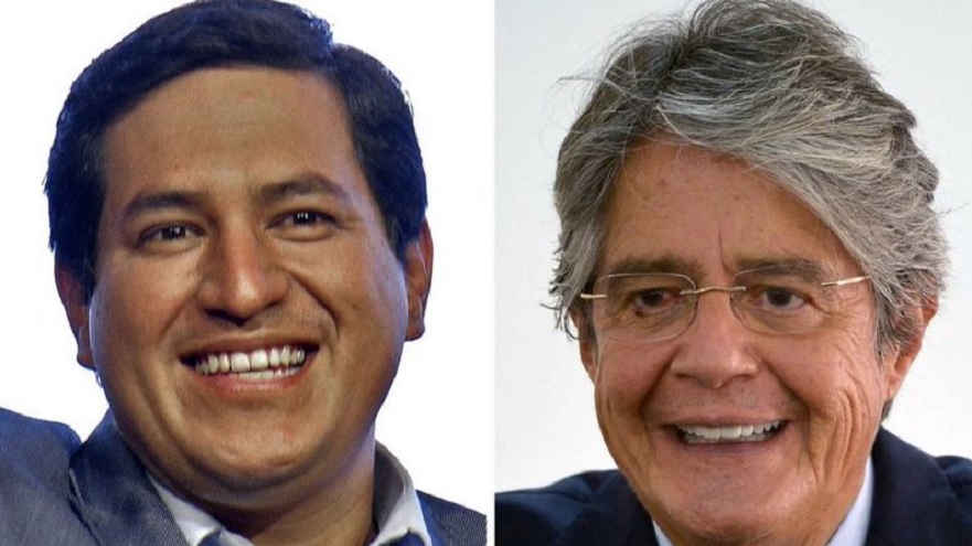 Andrés Araúz y Guillermo Lasso se disputan la victoria en la segunda vuelta para suceder a Lenín Moreno