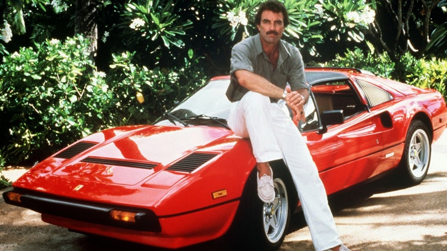 Tom Selleck como Magnum, la fantasía de Luis Novaresio