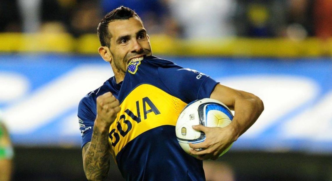 Tevez, uno de los máximos goleadores de Boca.
