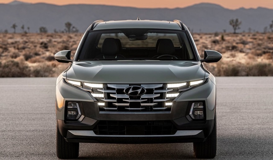 La Hyundai Santa Fe se destaca por un llamativo frontal.
