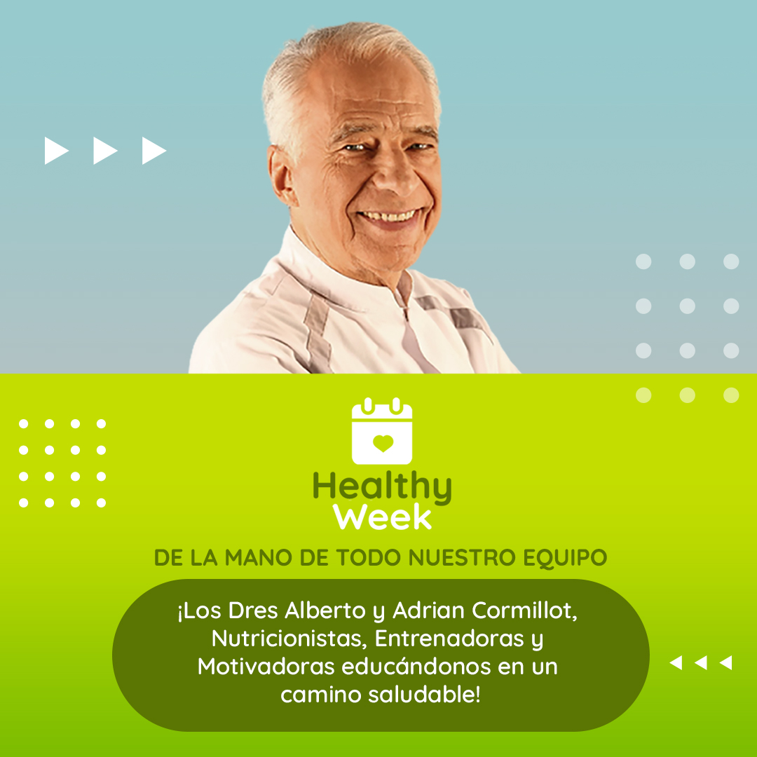 Los Dres. Alberto y Adrián Cormillot brindarán charlas en vivo durante la semana del 26 al 30 de abril