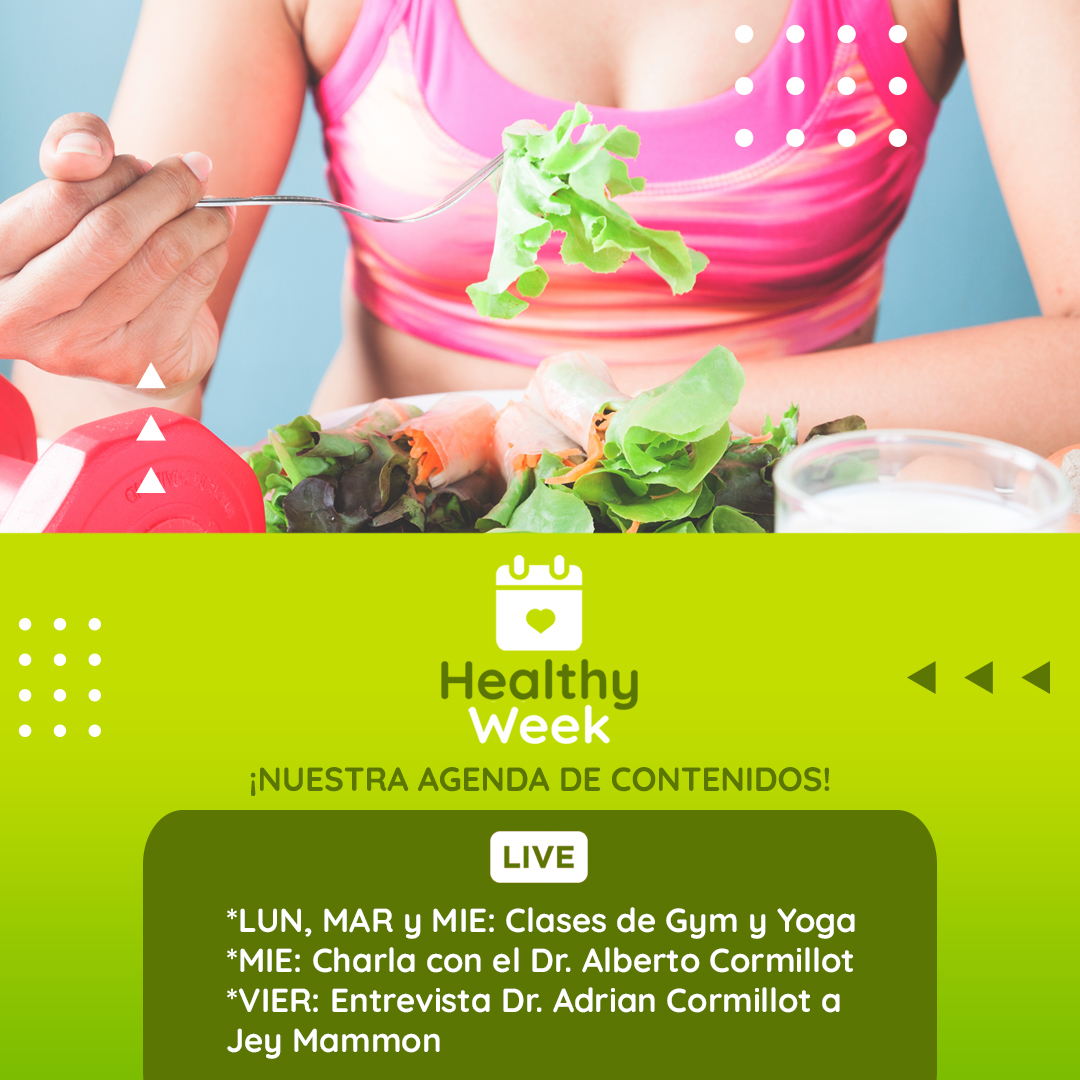 El cronograma del evento Healthy Week
