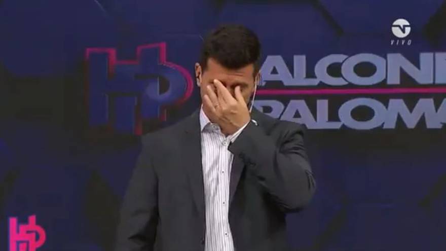 Hernán Castillo compartió su dolor a través de Twitter y de la pantalla de TNT Sports