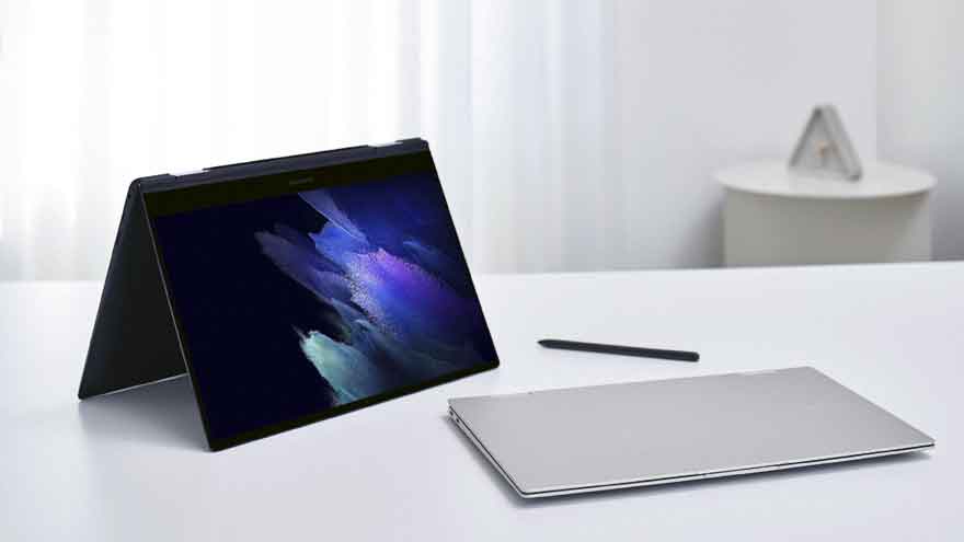 Samsung Galaxy Book Pro es una línea de convertibles.