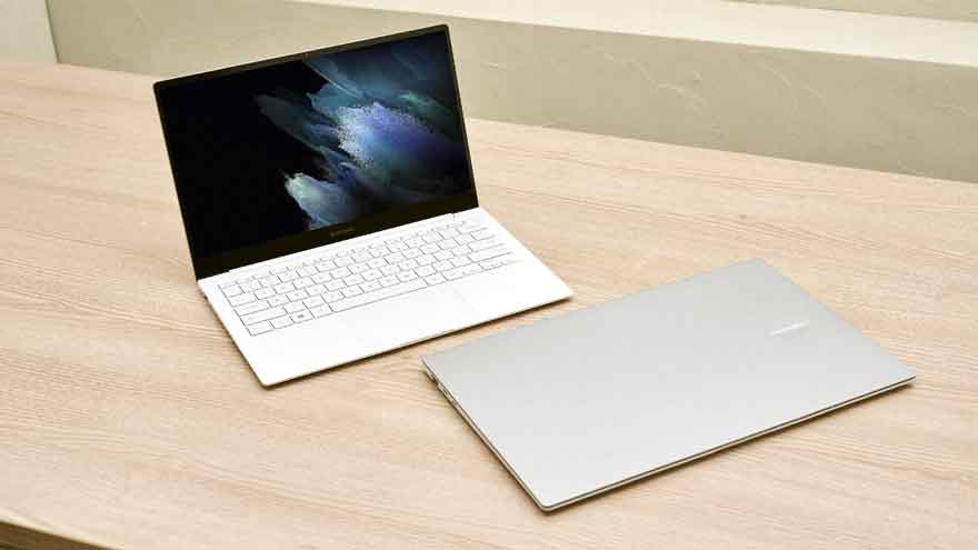Las Samsung Galaxy Book Pro se distinguen por su delgadez.