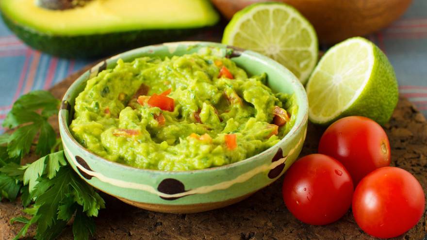El guacamole se puede preparar fácilmente e incluir en la dieta