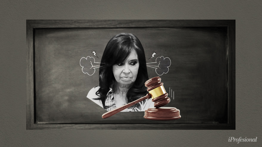 Cristina aprovechó el tiempo de su alegado para desplegar un amplio discurso político.