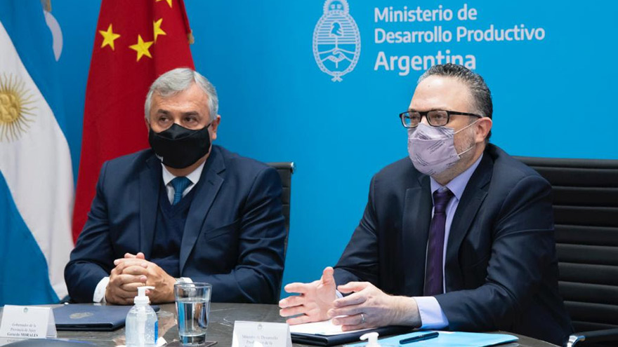 El desarrollo del litio, política de Estado: Morales y Kulfas hablaron con los empresarios chinos.