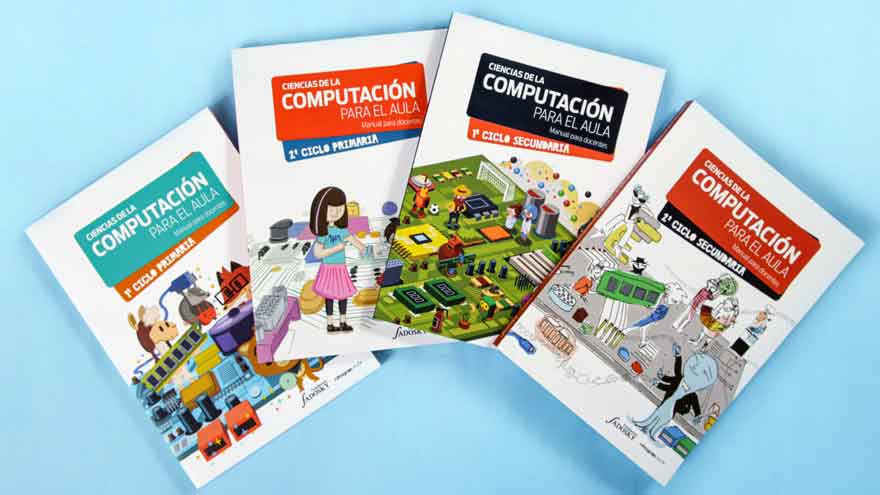 Cada manual tiene unas 300 páginas.