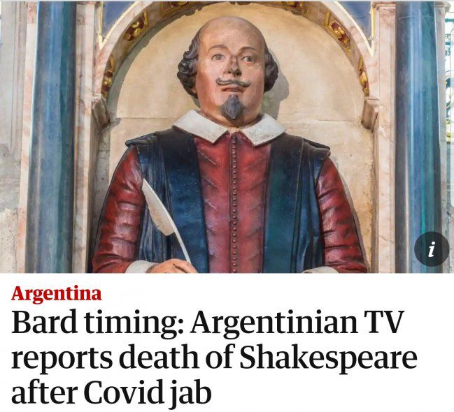 El diario inglés The Guardian también se hizo eco del error