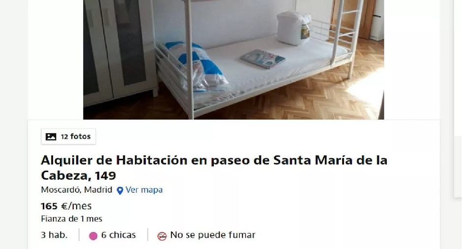Madrid: el drama del alquiler de habitaciones compartidas