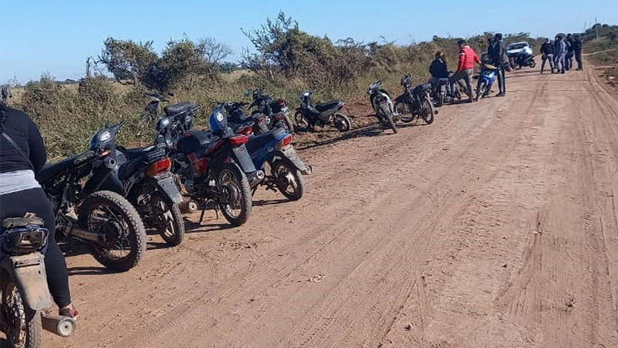 De la toma en Chaco participaron unas 80 familias.