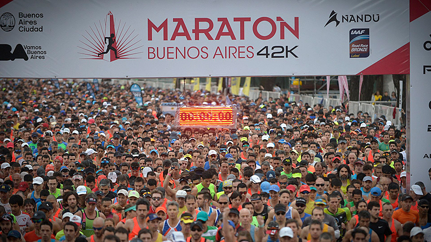 En el 2019 participaron más de 30.000 personas en la maratón de Buenos Aires