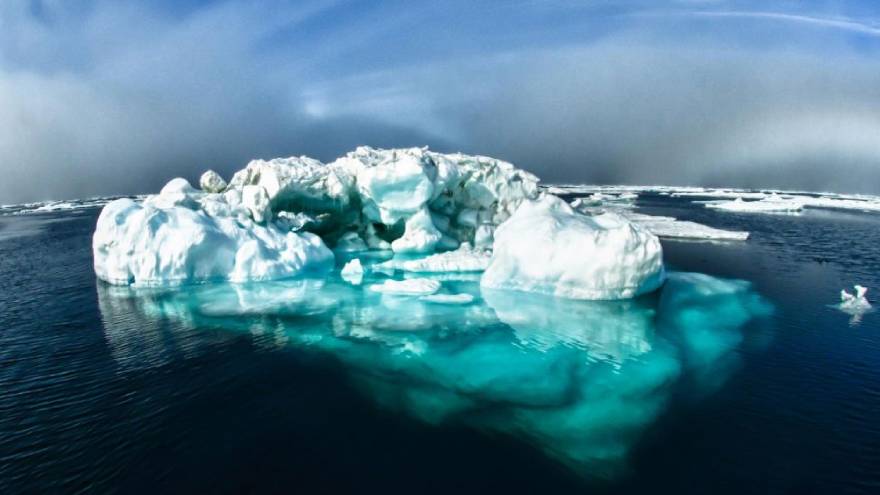 La reducción del hielo marino es una de las consecuencias del calentamiento global