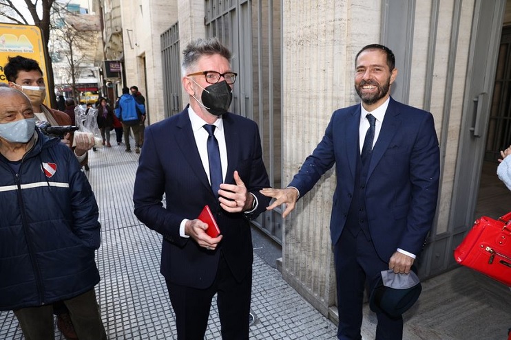Hace pocos días, Luis Novaresio se casó con su actual pareja, el empresario inmobiliario, Braulio Bauab