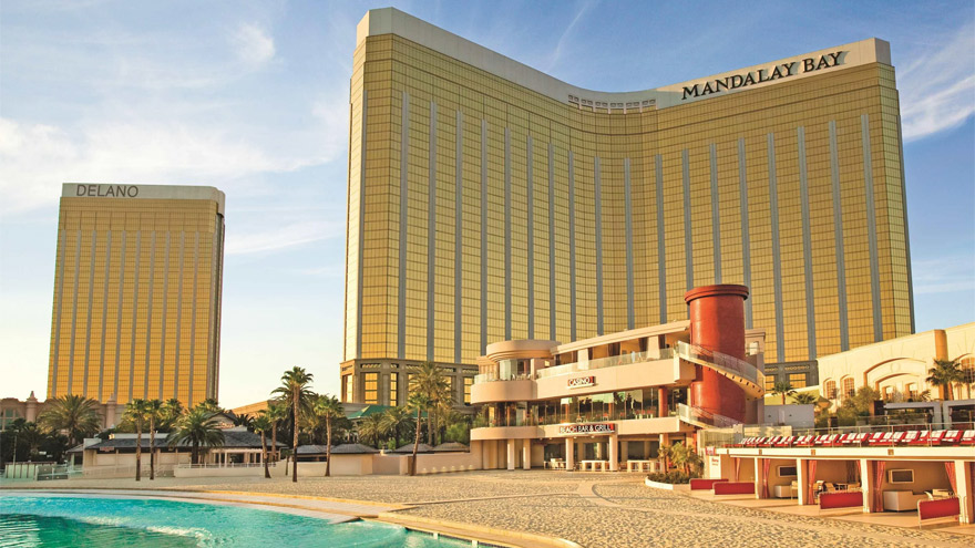 El imponente Mandalay Bay.