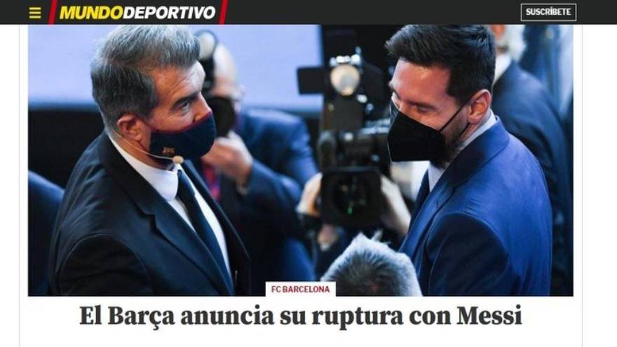 La portada de Mundo deportivo