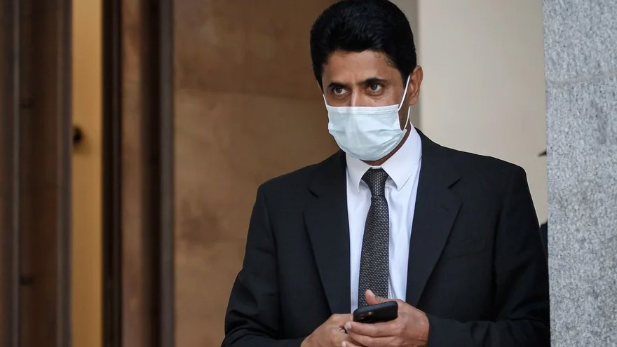 El qatarí Nasser Al-Khelaifi, con vínculos con la familia real de su país.
